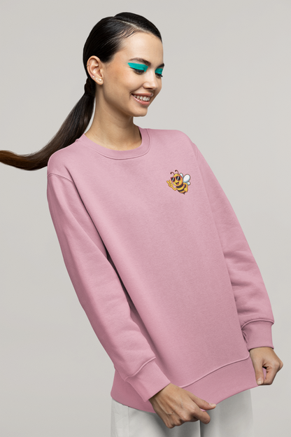 Biene BEE COOL Beidseitiger Druck - Unisex Erwachsenen Bio Changer Sweatshirt SH