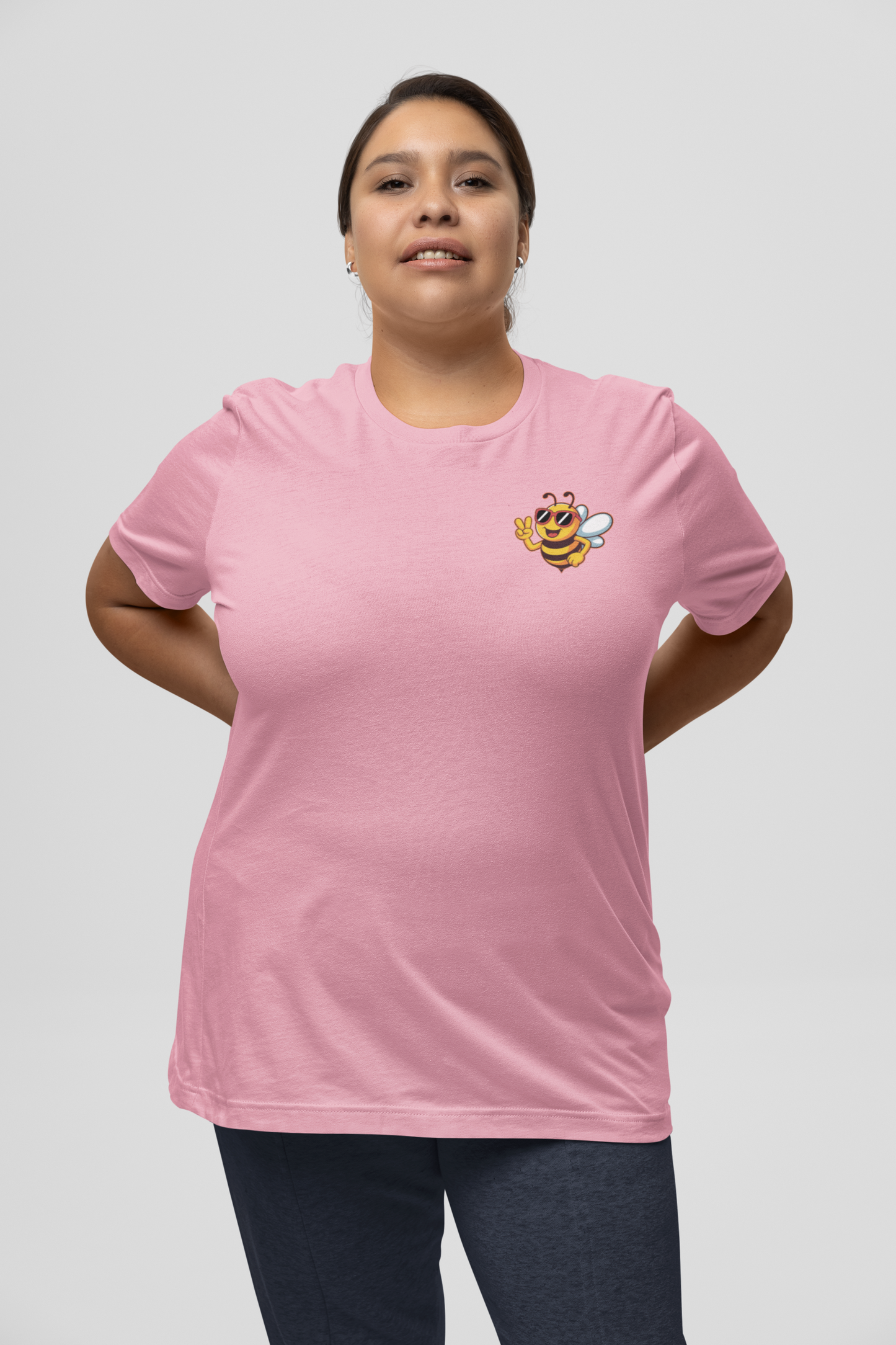 Biene BEE COOL Beidseitiger Druck - Unisex Erwachsenen Bio Creator T-Shirt SH