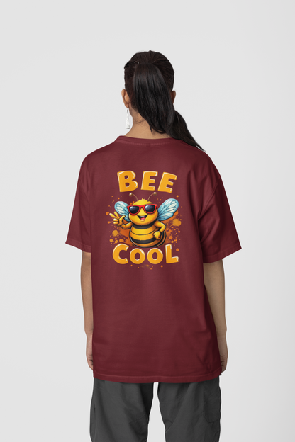 Biene BEE COOL Beidseitiger Druck - Unisex Erwachsenen Bio Creator T-Shirt SH