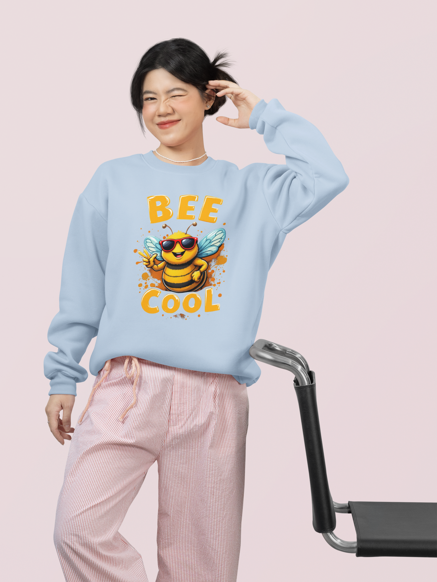 Biene BEE COOL II - Unisex Kinder Mini Changer Sweatshirt SH