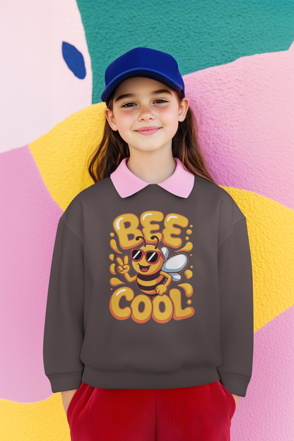Biene BEE COOL - Unisex Kinder Mini Changer Sweatshirt SH