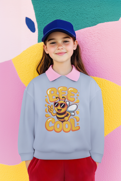 Biene BEE COOL - Unisex Kinder Mini Changer Sweatshirt SH