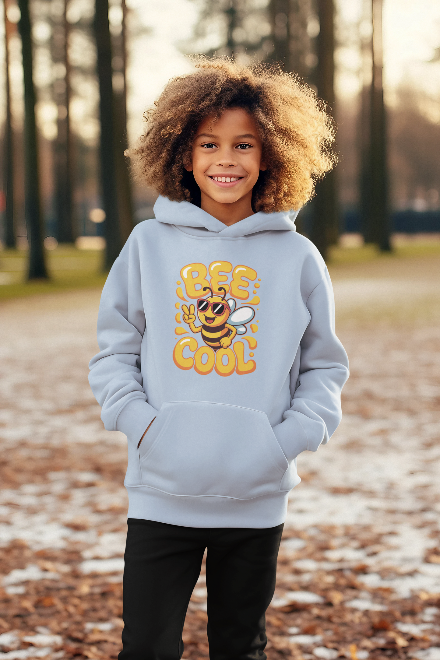 Biene BEE COOL - Unisex Kinder Mini Cruiser Hoodie SH