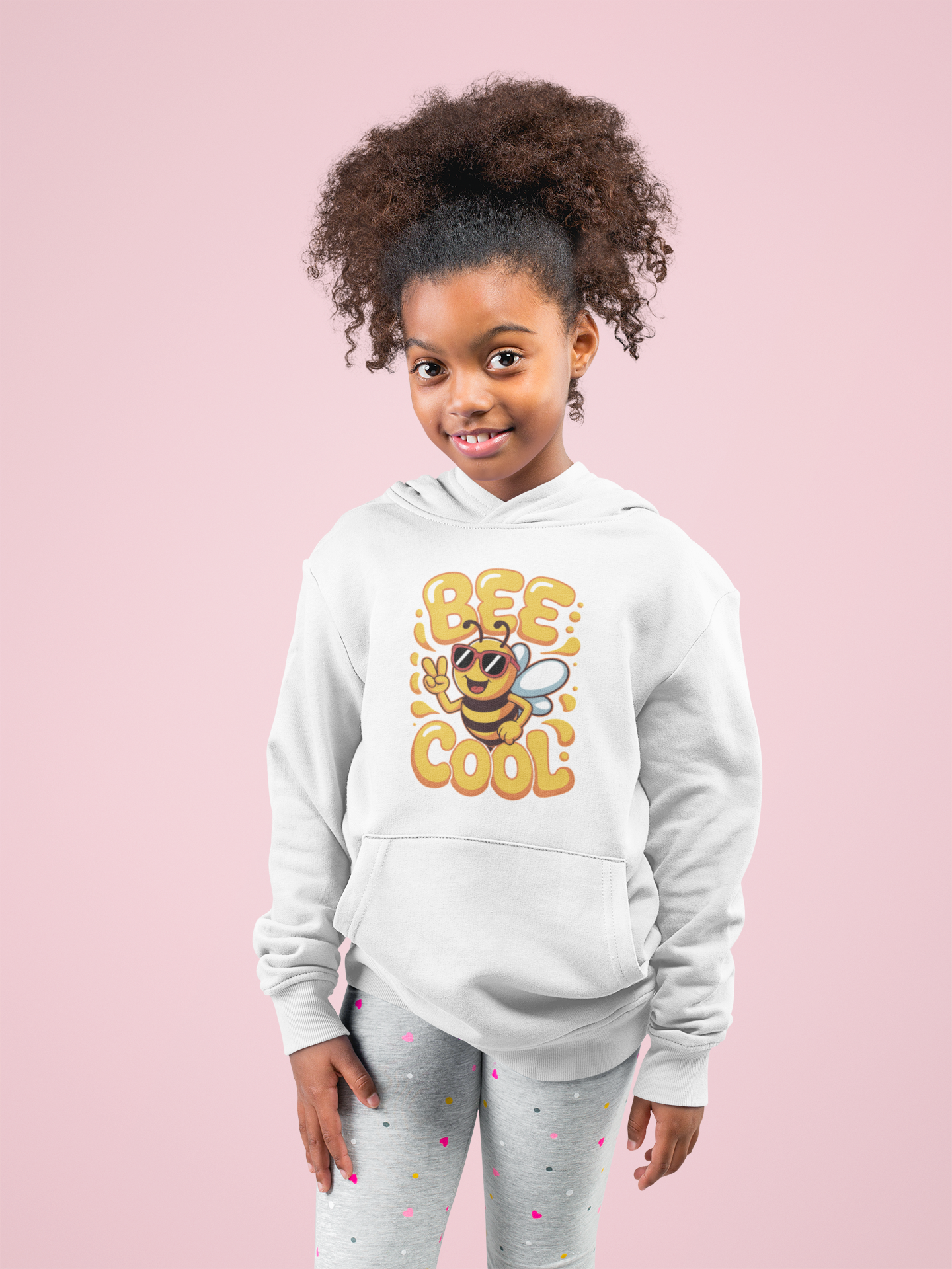 Biene BEE COOL - Unisex Kinder Mini Cruiser Hoodie SH