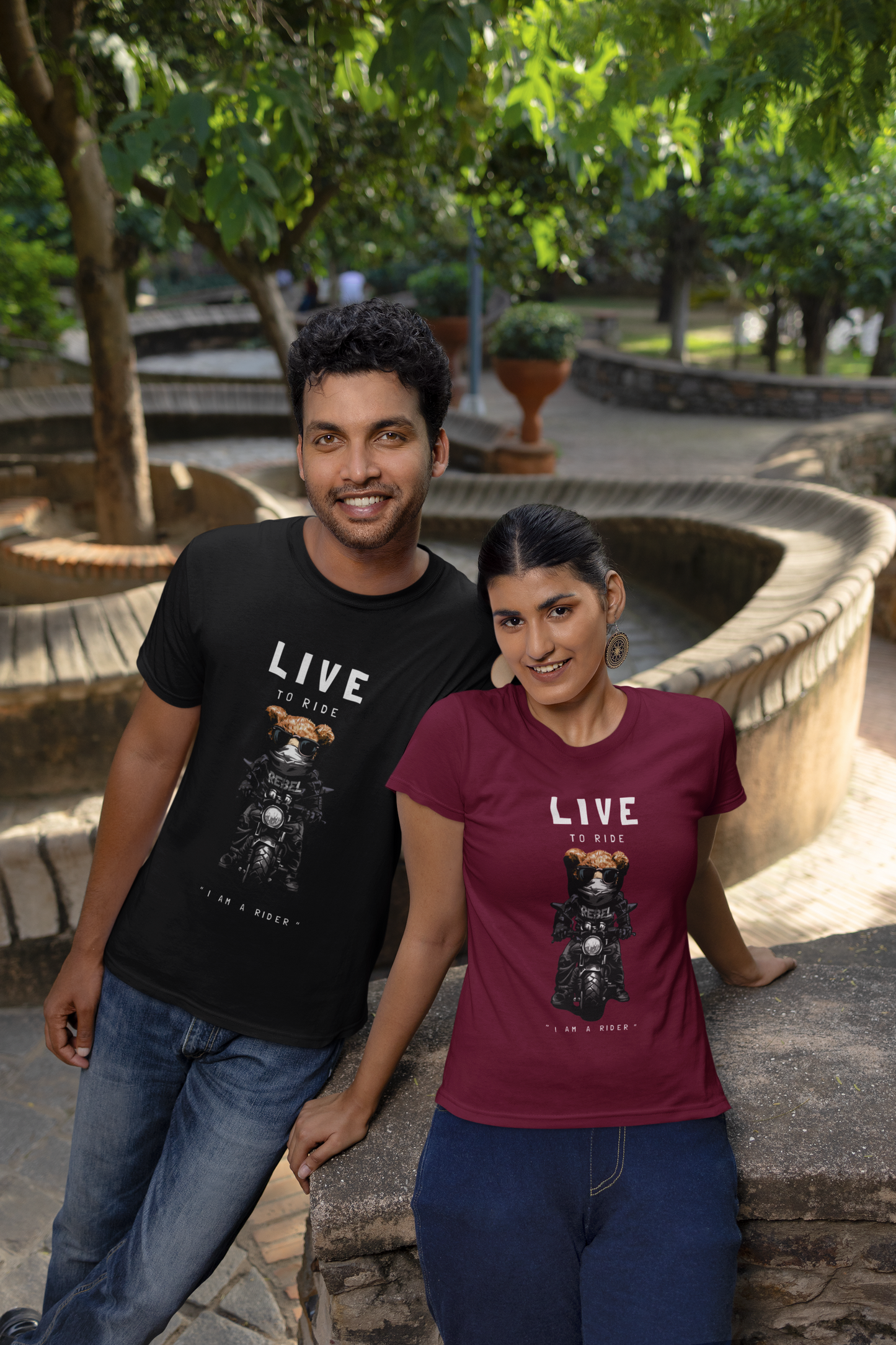 Camiseta Biker Teddy Live to Ride - Creador SK