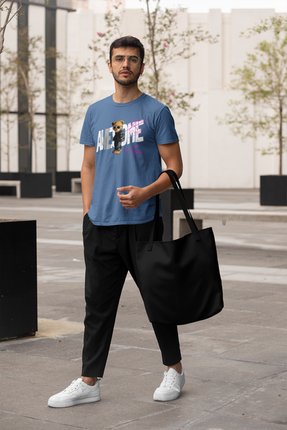 Born with Style Teddy 2.0 Front - Unisex Erwachsenen Bio Baumwolle Kurzarm Shirt Creator T-Shirt 2.0 ST/St SH