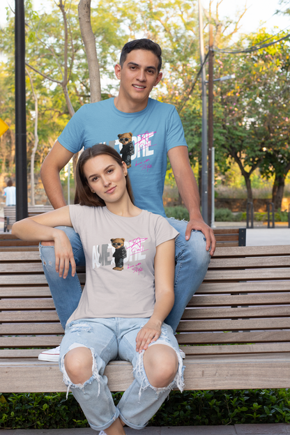 Born with Style Teddy 2.0 Front - Unisex Erwachsenen Bio Baumwolle Kurzarm Shirt Creator T-Shirt 2.0 ST/St SH