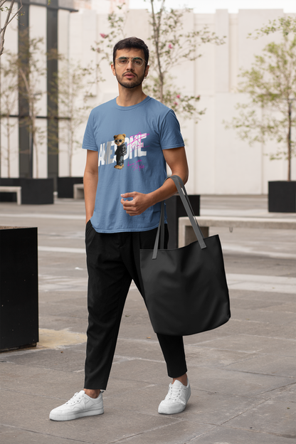 Born with Style Teddy Front - Unisex Erwachsenen Bio Baumwolle Kurzarm Shirt Creator T-Shirt 2.0 ST/St SH