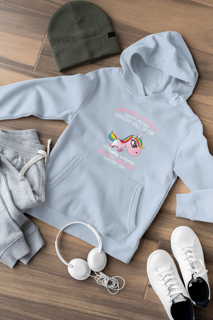Cartoon Einhorn Grumpy Unicorn Kinder Hoodie Pullover Bio Baumwolle Hochwertig Langlebig - Mini Cruiser Hoodie 2.0 ST/ST SH