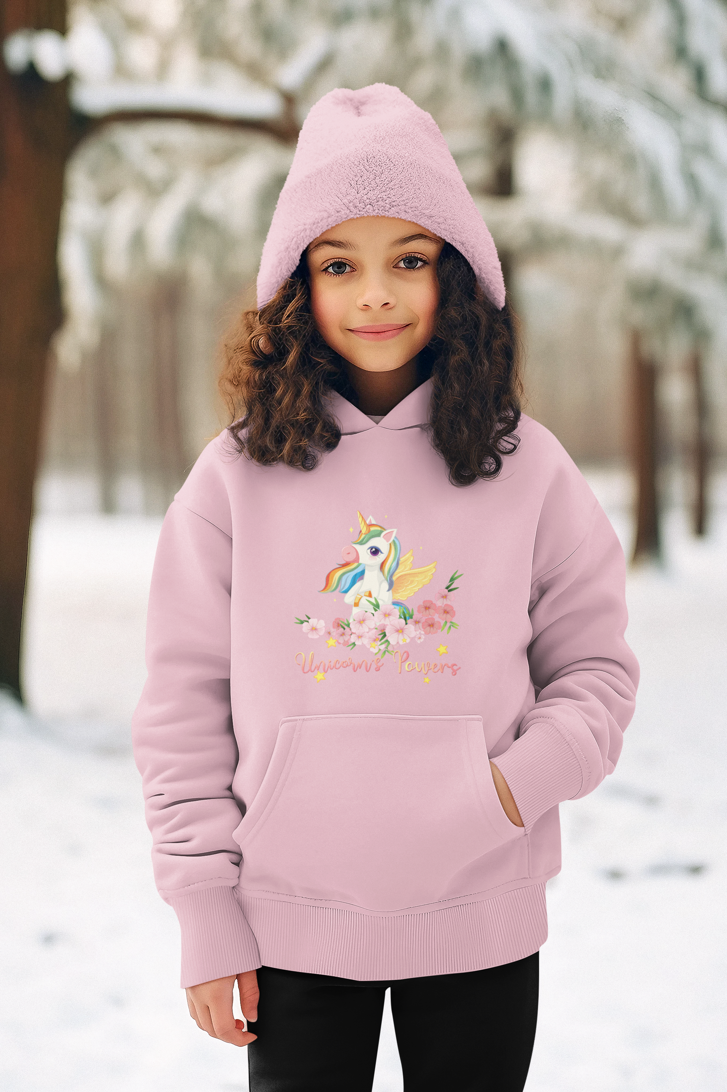 Cartoon Einhorn Power - Kinder Kapuzenpullover Mini Cruiser Hoodie 2.0 ST/ST SH