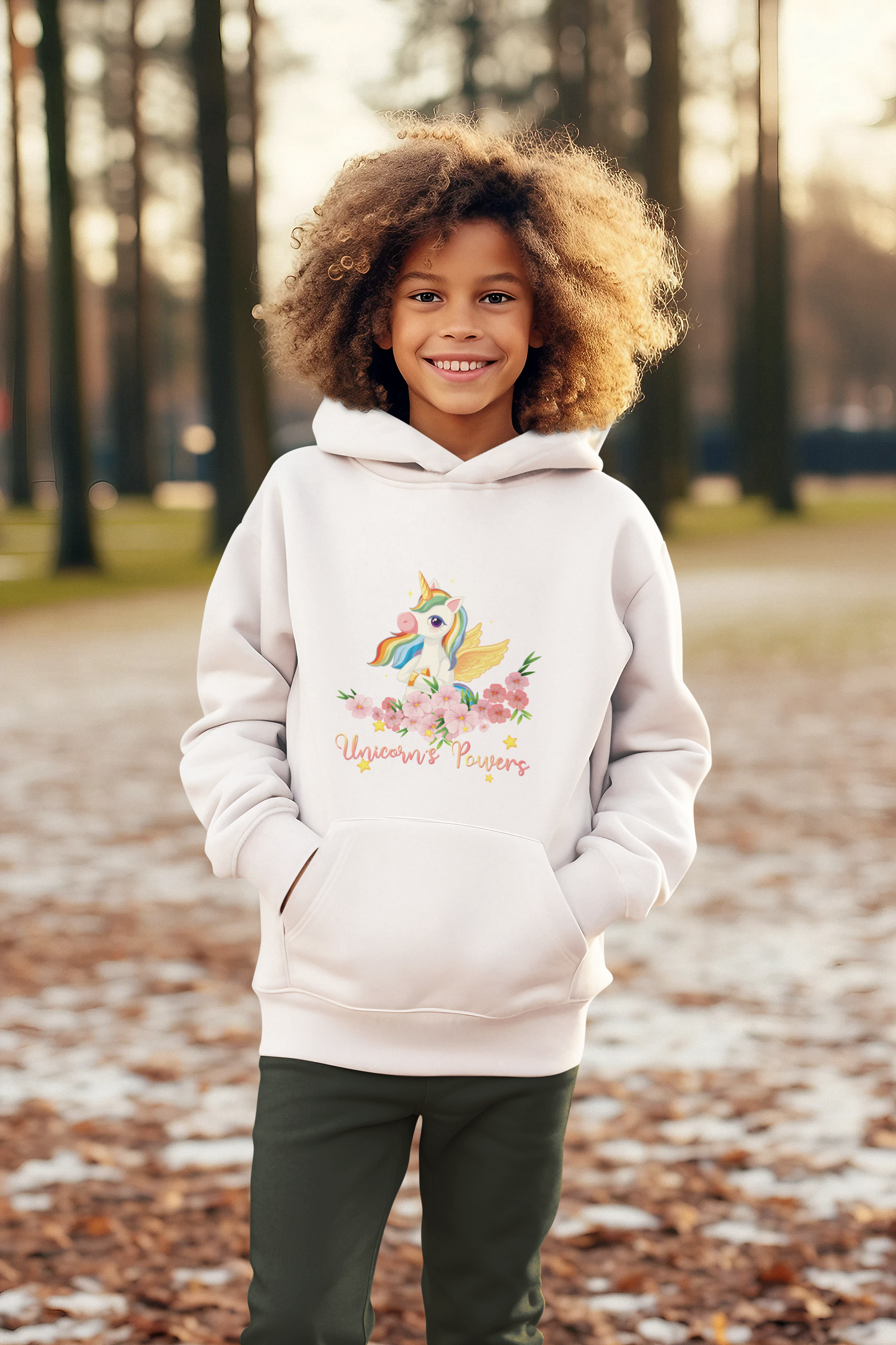 Cartoon Einhorn Power - Kinder Kapuzenpullover Mini Cruiser Hoodie 2.0 ST/ST SH