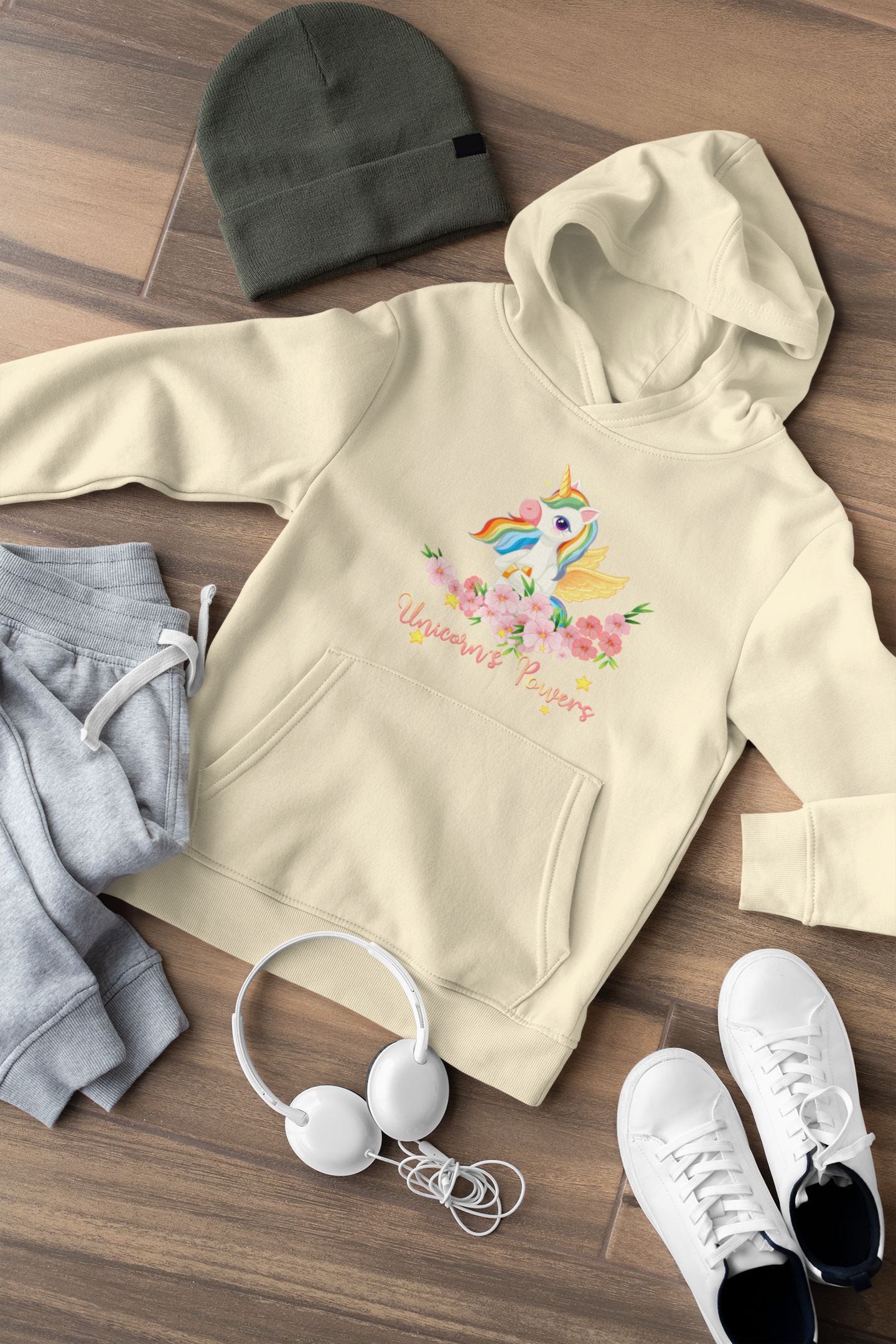 Cartoon Einhorn Power - Kinder Kapuzenpullover Mini Cruiser Hoodie 2.0 ST/ST SH