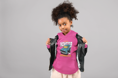 Brooklyn, el pequeño monstruo de dibujos animados - Sudadera con capucha de felpa de peso medio y alta calidad para adolescentes - Disponible en todo el mundo - GL