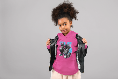 Cartoon Streetwear Rocket Now! - Hochwertiger Mittelschwerer Fleece-Hoodie für Jugendliche - Weltweit Verfügbar - GL