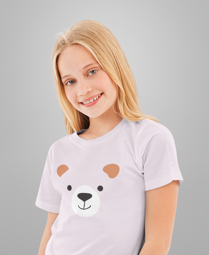 Cartoon Baerengesicht T-Shirt Kids SK