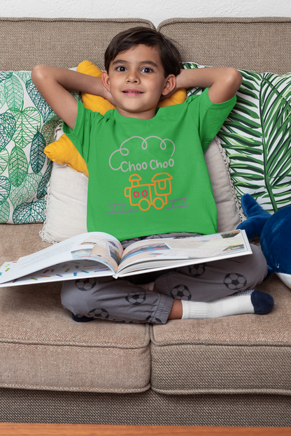 Cartoon Choo Choo Lokomotive T-Shirt Kids SK