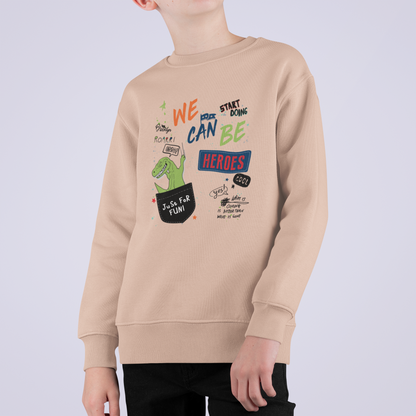 Cartoon Dino We can be Heroes - Mini Changer Sweatshirt 2.0 ST/ST SH Kinder Pullover