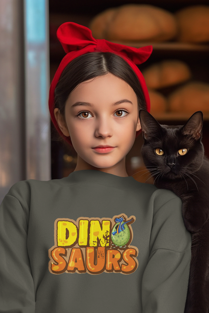 Cartoon Dino schlüpft aus Ei - Mini Changer Sweatshirt 2.0 ST/ST SH Kinder Pullover