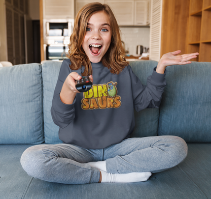 Cartoon Dino schlüpft aus Ei - Mini Changer Sweatshirt 2.0 ST/ST SH Kinder Pullover