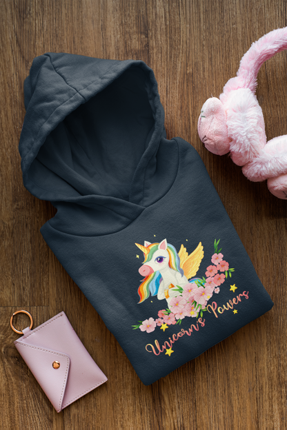 Poder de unicornio de dibujos animados - Sudadera con capucha Baby Cruiser Sudadera con capucha para bebé niño pequeño SK