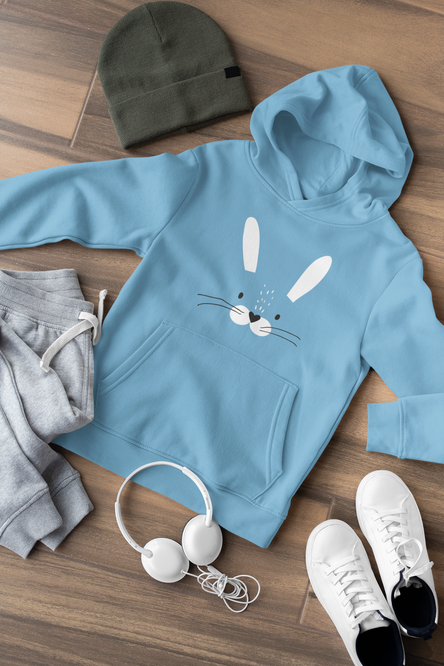 Cartoon Hasen Gesicht - Mini Cruiser Hoodie 2.0 SK