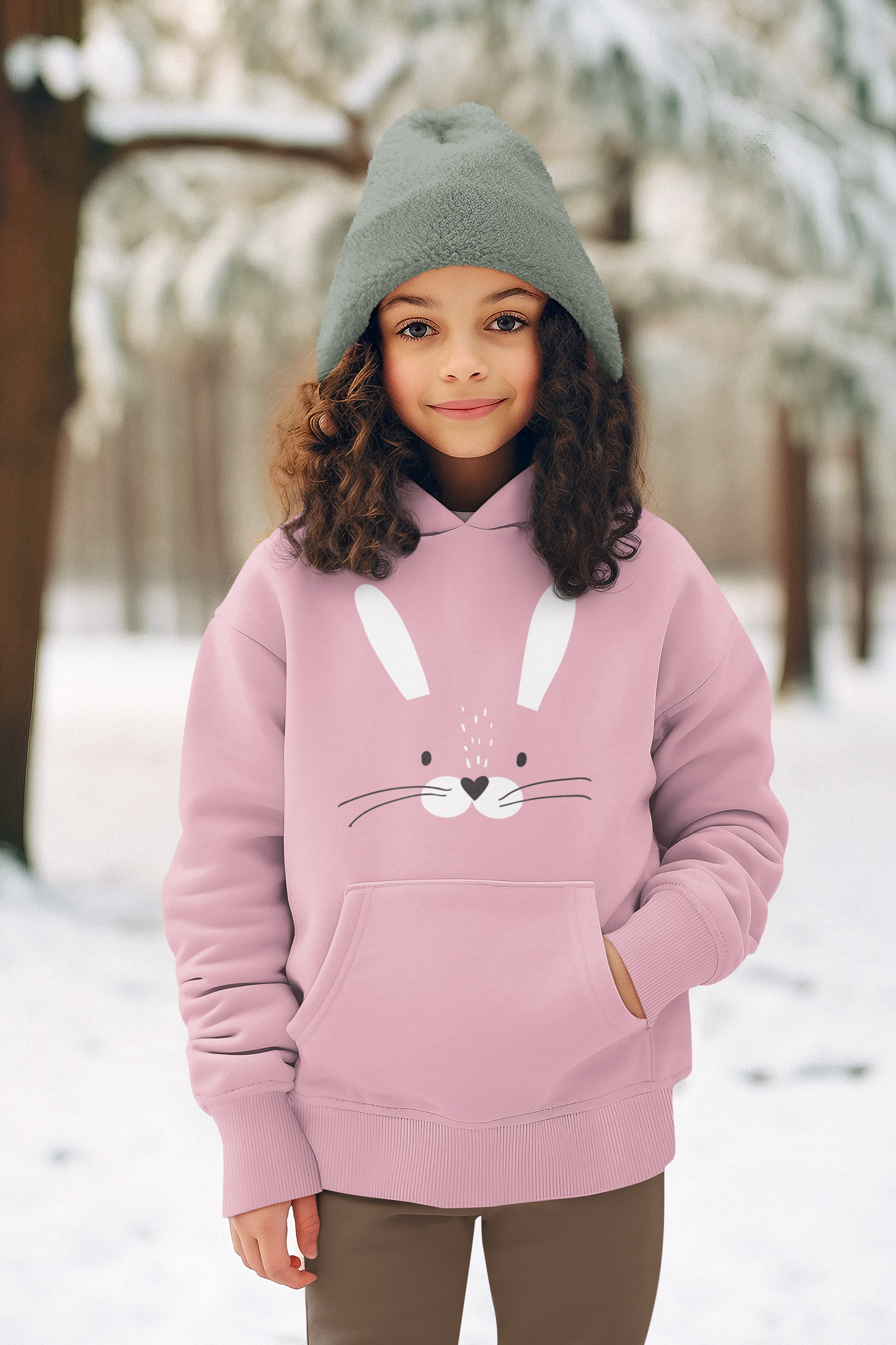 Cartoon Hasen Gesicht - Mini Cruiser Hoodie 2.0 SK