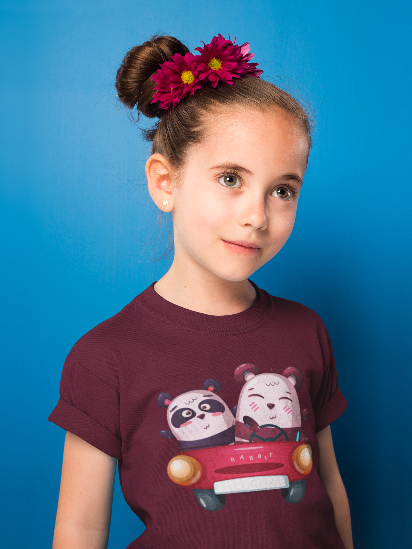 Cartoon Koala Duett im Auto T-Shirt Kids SK