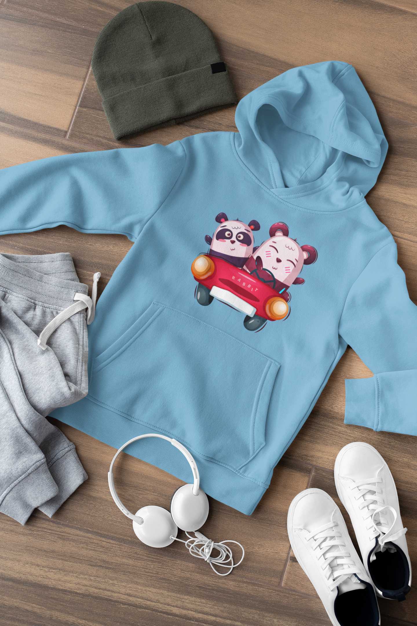 Cartoon Koala Duett im Auto - Mini Cruiser Hoodie 2.0 SK