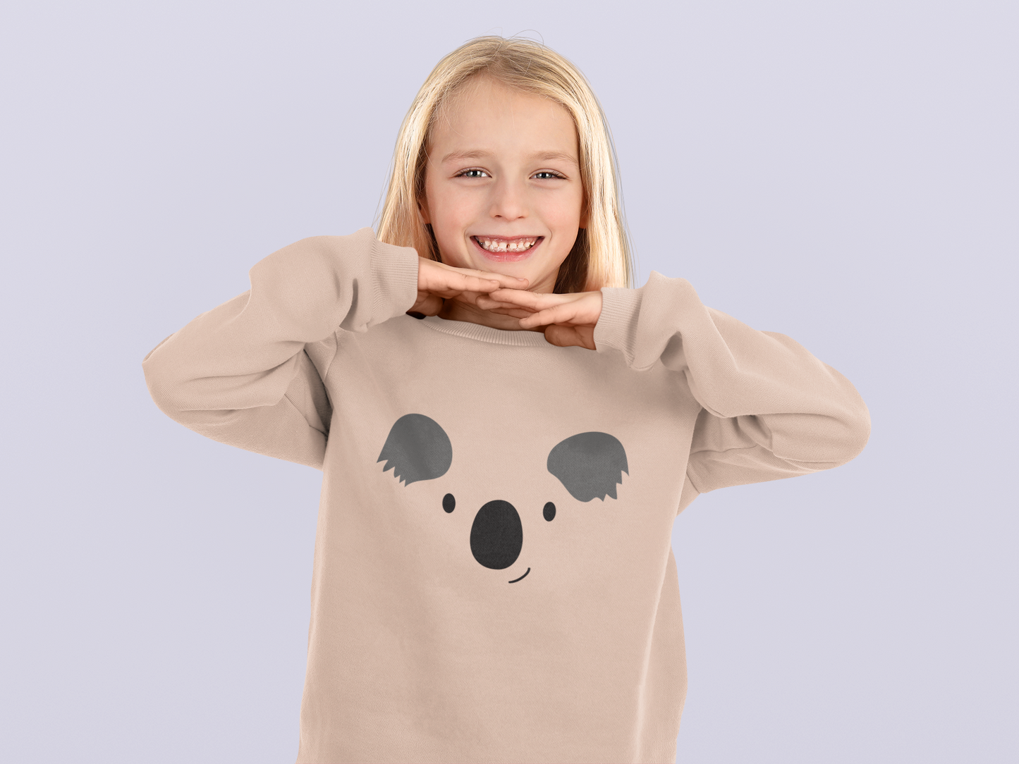 Cartoon Koala Gesicht - Mini Changer Sweatshirt 2.0 ST/ST SH Kinder Pullover