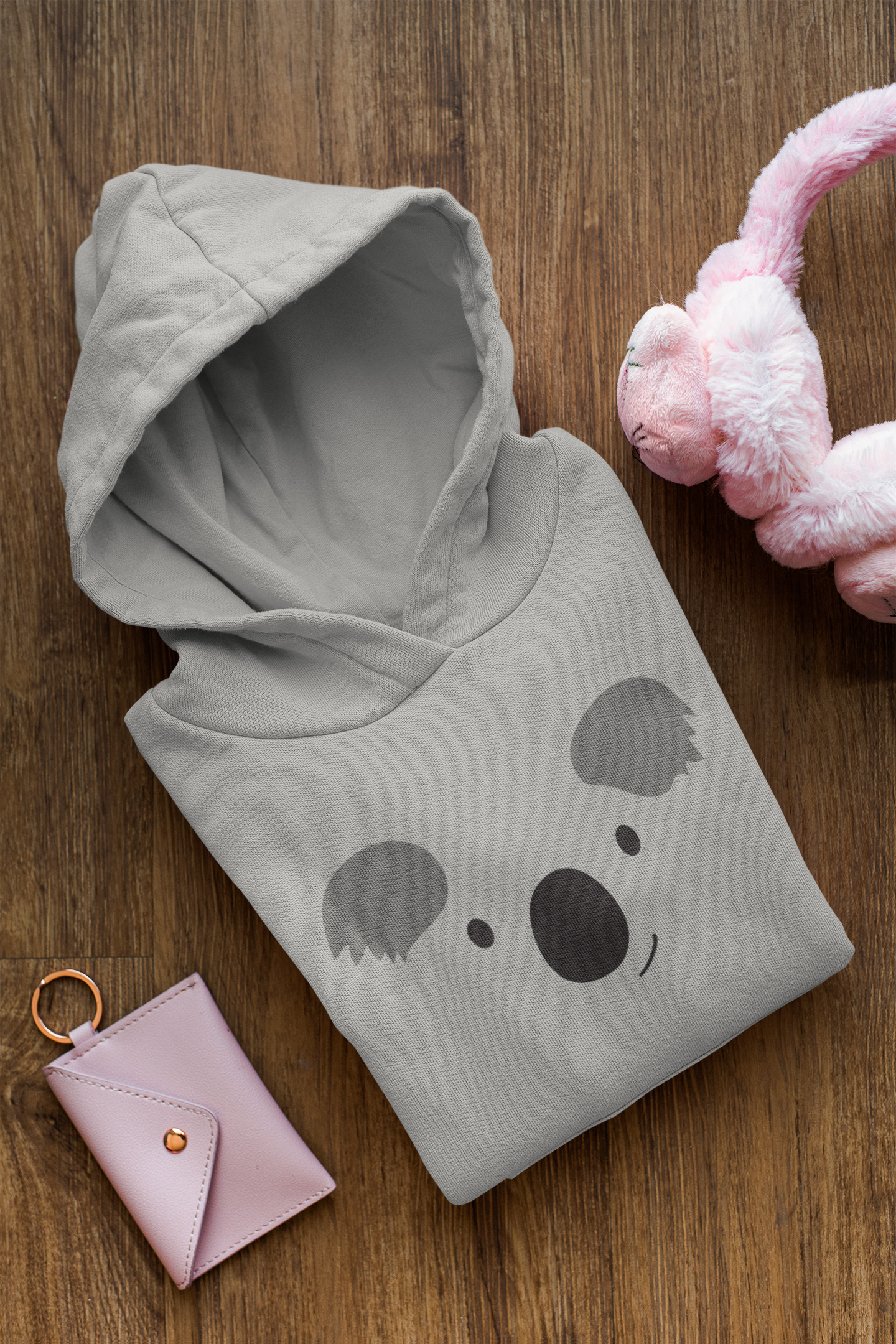 Cartoon Koala Gesicht - Baby Cruiser Hoodie Baby Kleinkinder Kapuzenpullover SK