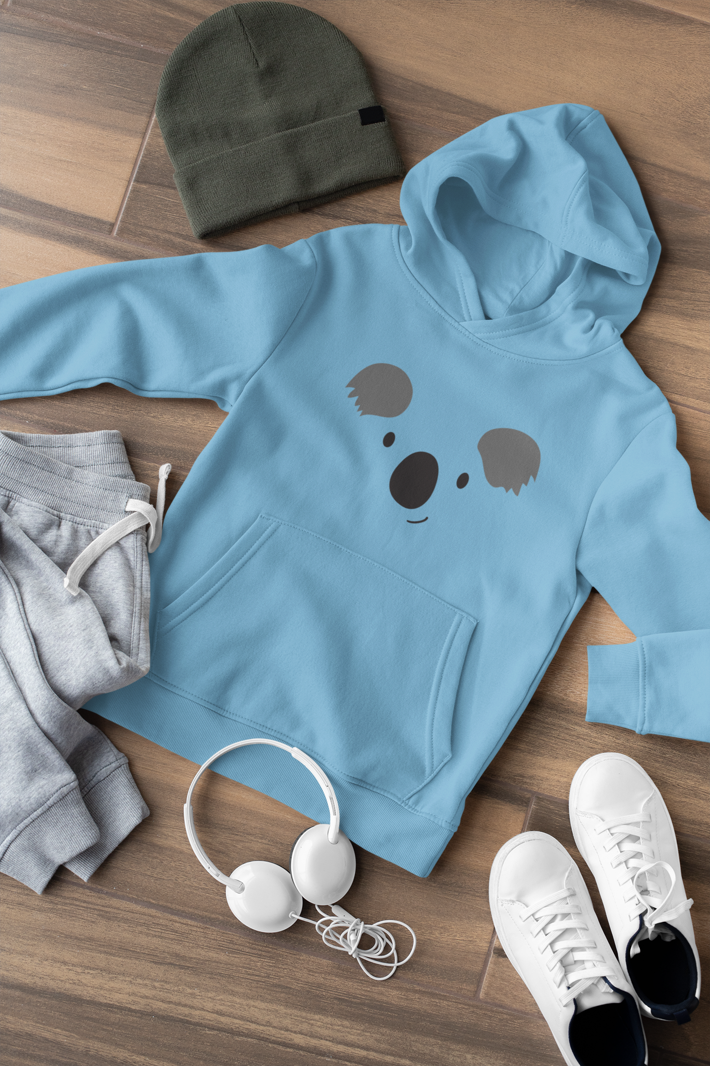 Cartoon Koala Gesicht - Mini Cruiser Hoodie 2.0 SK