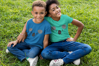 Camiseta infantil con estampado de cara de koala de dibujos animados SK