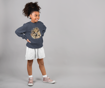 Sudadera infantil Mini Changer 2.0 ST/ST SH con diseño de león de dibujos animados - Amor de familia - Sudadera infantil