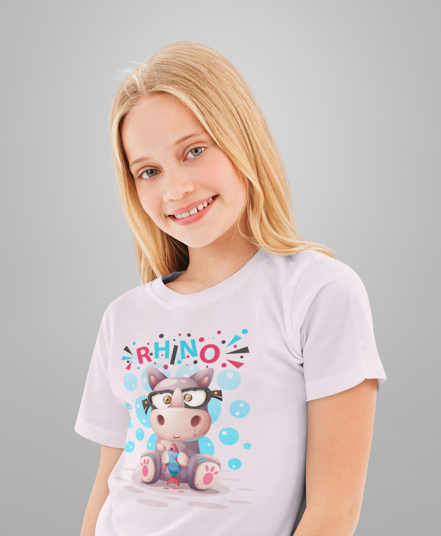 Cartoon Mini Nilpferd T-Shirt Kids SK