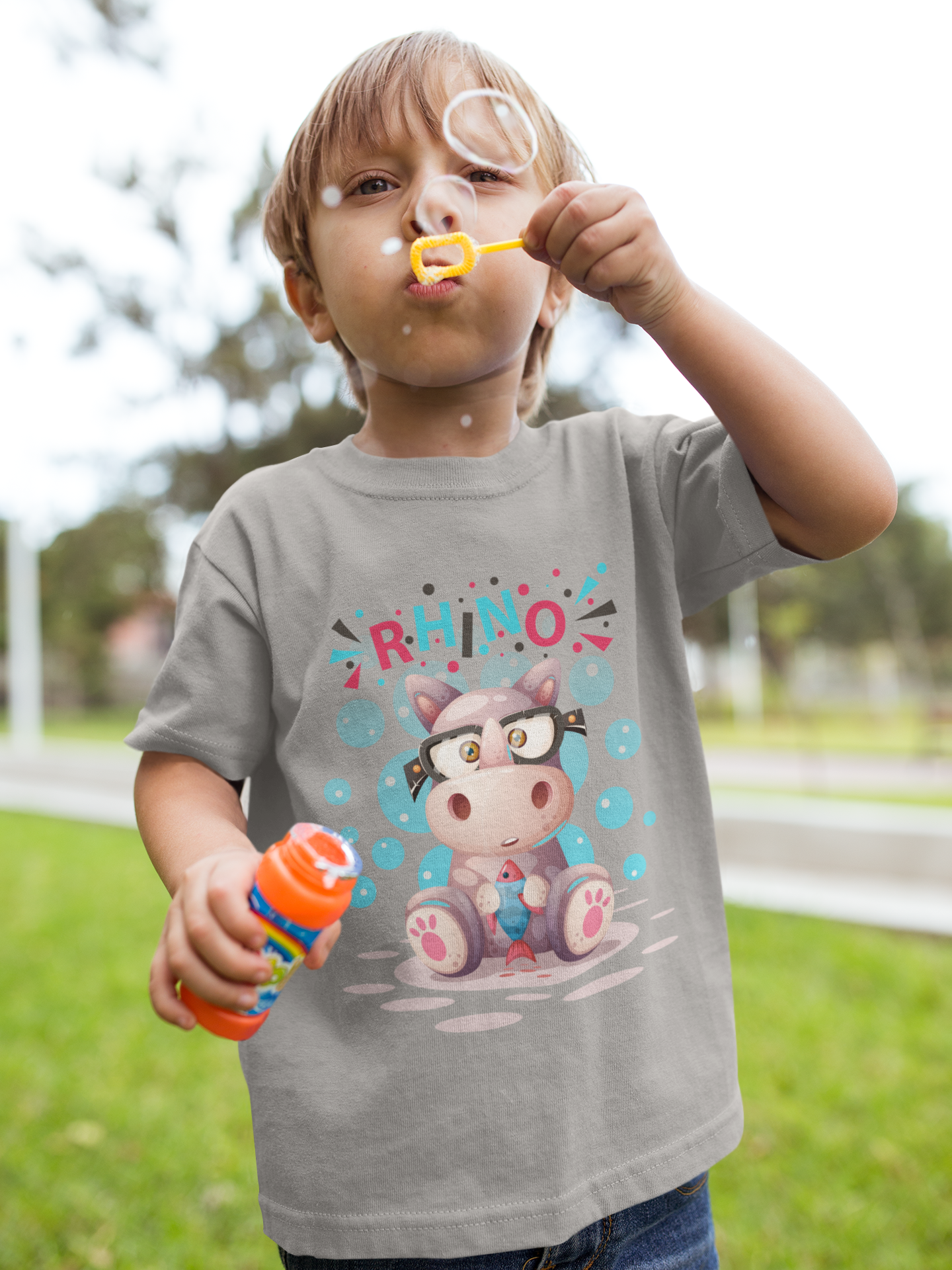 Cartoon Mini Nilpferd T-Shirt Kids SK