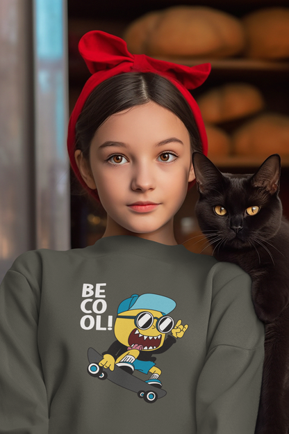 Cartoon Monster Skater Be Cool - Mini Changer Sweatshirt 2.0 ST/ST SH Kinder Pullover