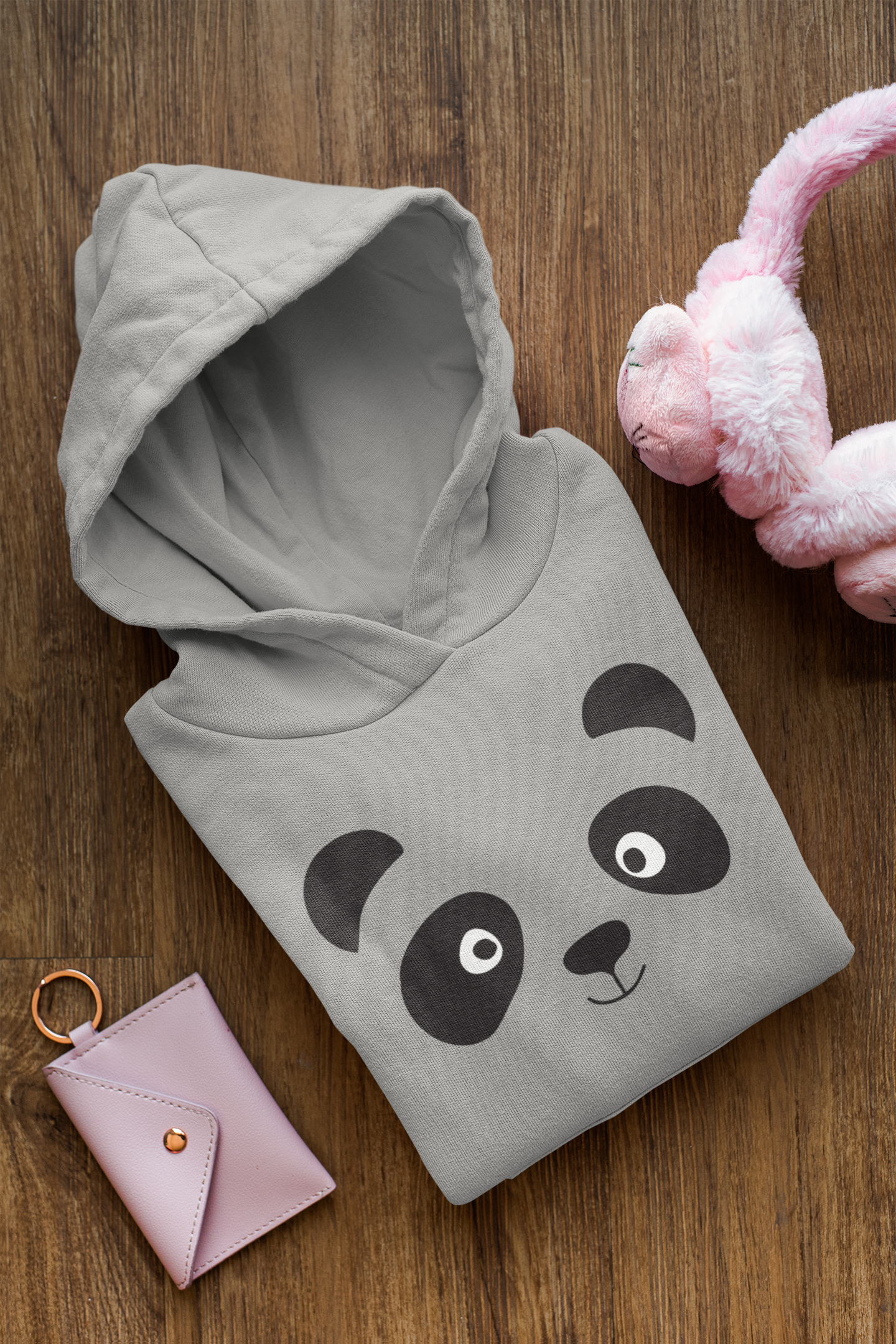 Cartoon Panda Gesicht - Baby Cruiser Hoodie Baby Kleinkinder Kapuzenpullover SK