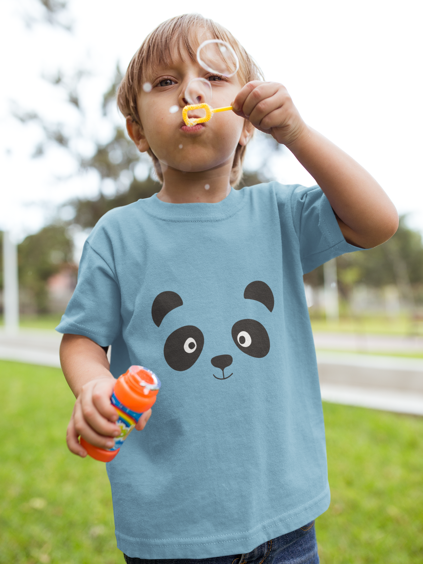 Cartoon Panda Gesicht - Mini Creator 2.0 Kids T-Shirt SK