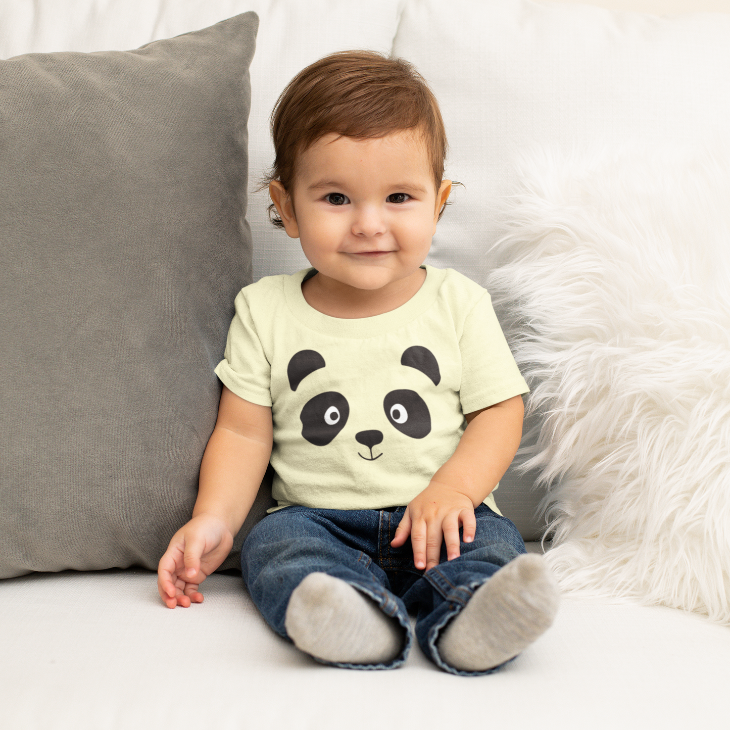 Cartoon Panda Gesicht - Baby Creator T-Shirt SK