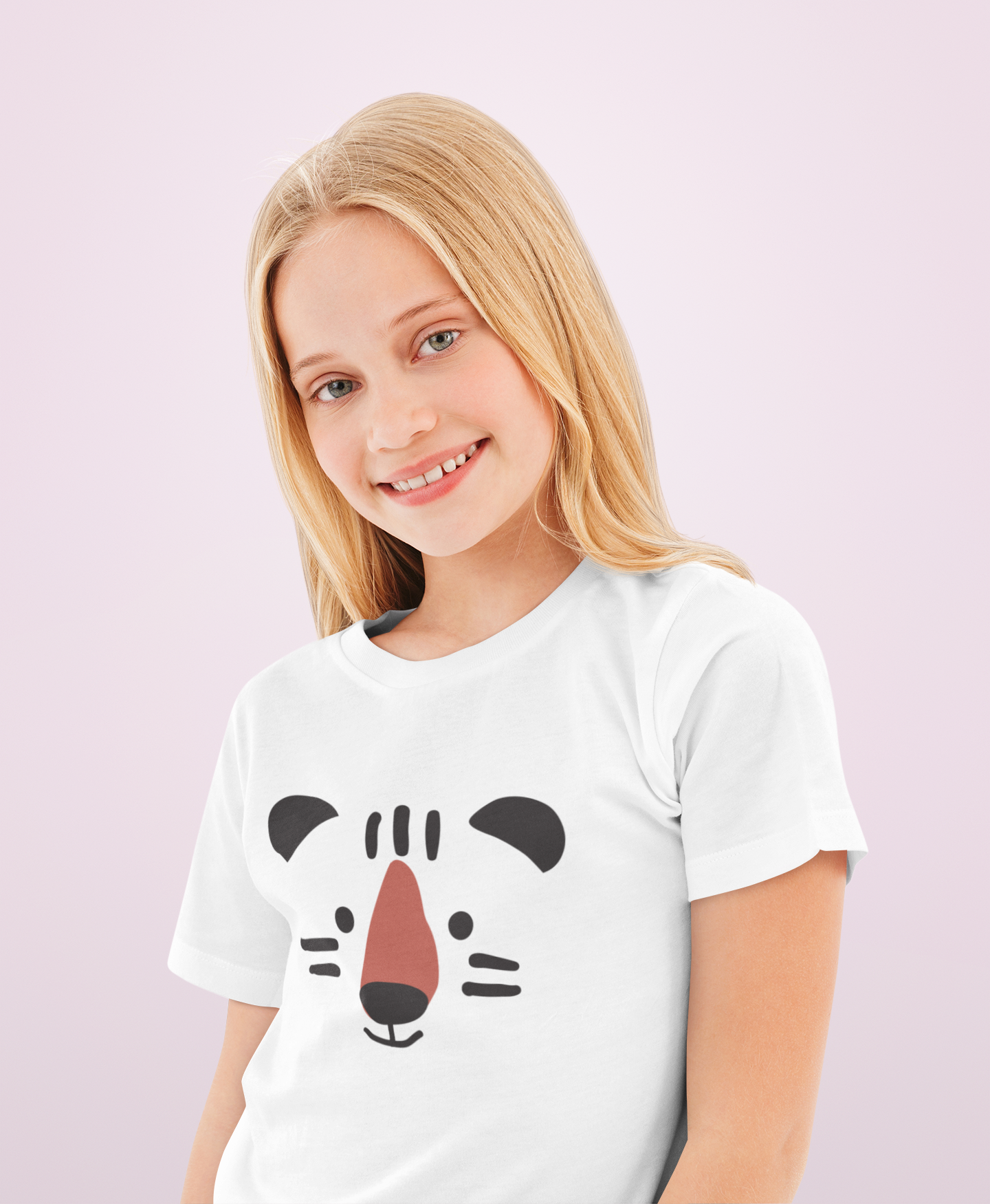 Cartoon Tiger Gesicht - Mini Creator 2.0 Kids T-Shirt Kinder T-Shirt SK