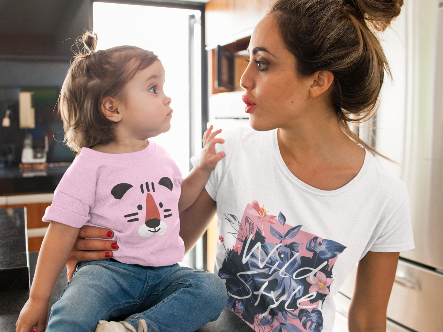 Cartoon Tiger Gesicht - Baby Creator T-Shirt SK