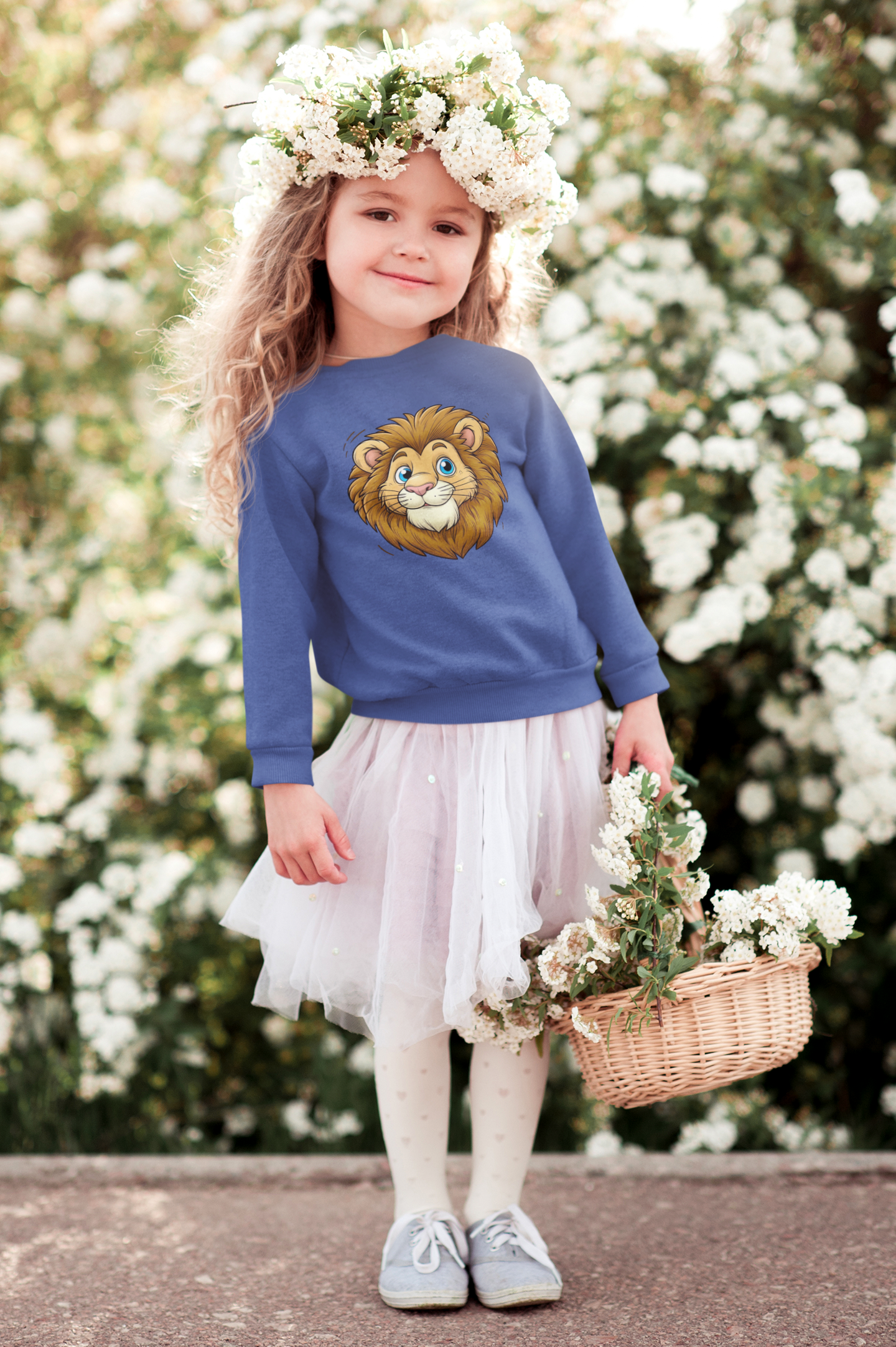 Cartoon süßer Löwenkopf - Mini Changer Sweatshirt 2.0 ST/ST SH Kinder Pullover