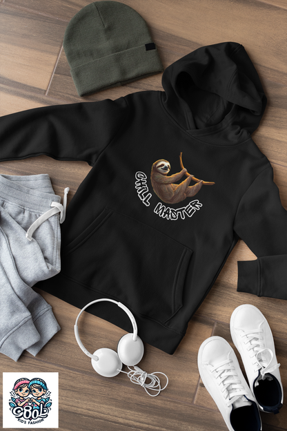 Chill Master Faultier Kinder Hoodie Pullover Bio Baumwolle Hochwertig Langlebig - Mini Cruiser Hoodie 2.0 ST/ST SH