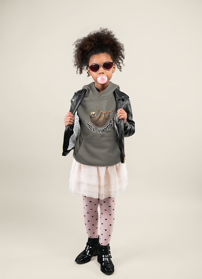 Chill Master Faultier Kinder Hoodie Pullover Bio Baumwolle Hochwertig Langlebig - Mini Cruiser Hoodie 2.0 ST/ST SH