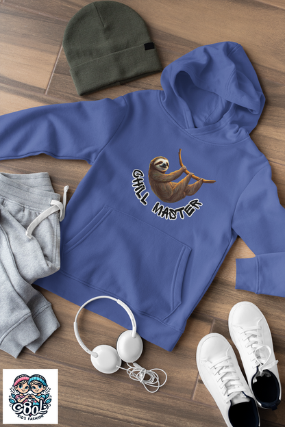 Chill Master Faultier Kinder Hoodie Pullover Bio Baumwolle Hochwertig Langlebig - Mini Cruiser Hoodie 2.0 ST/ST SH