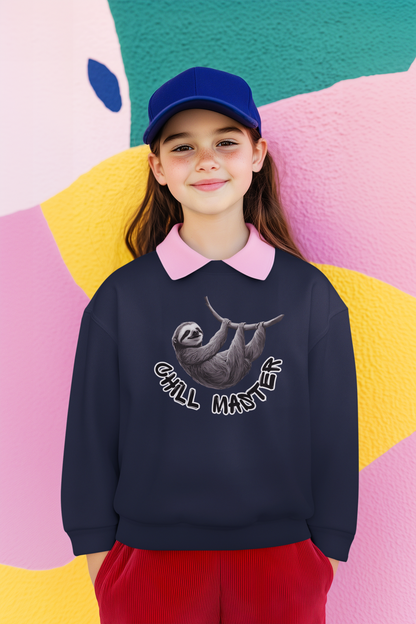 Sudadera unisex Chill Master Sloth Mini Changer para niños SH