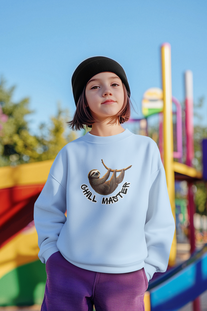 Chill Master Faultier - Kinder Pullover Mini Changer Sweatshirt ST/ST SH