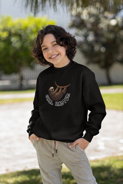 Chill Master Faultier - Kinder Pullover Mini Changer Sweatshirt ST/ST SH