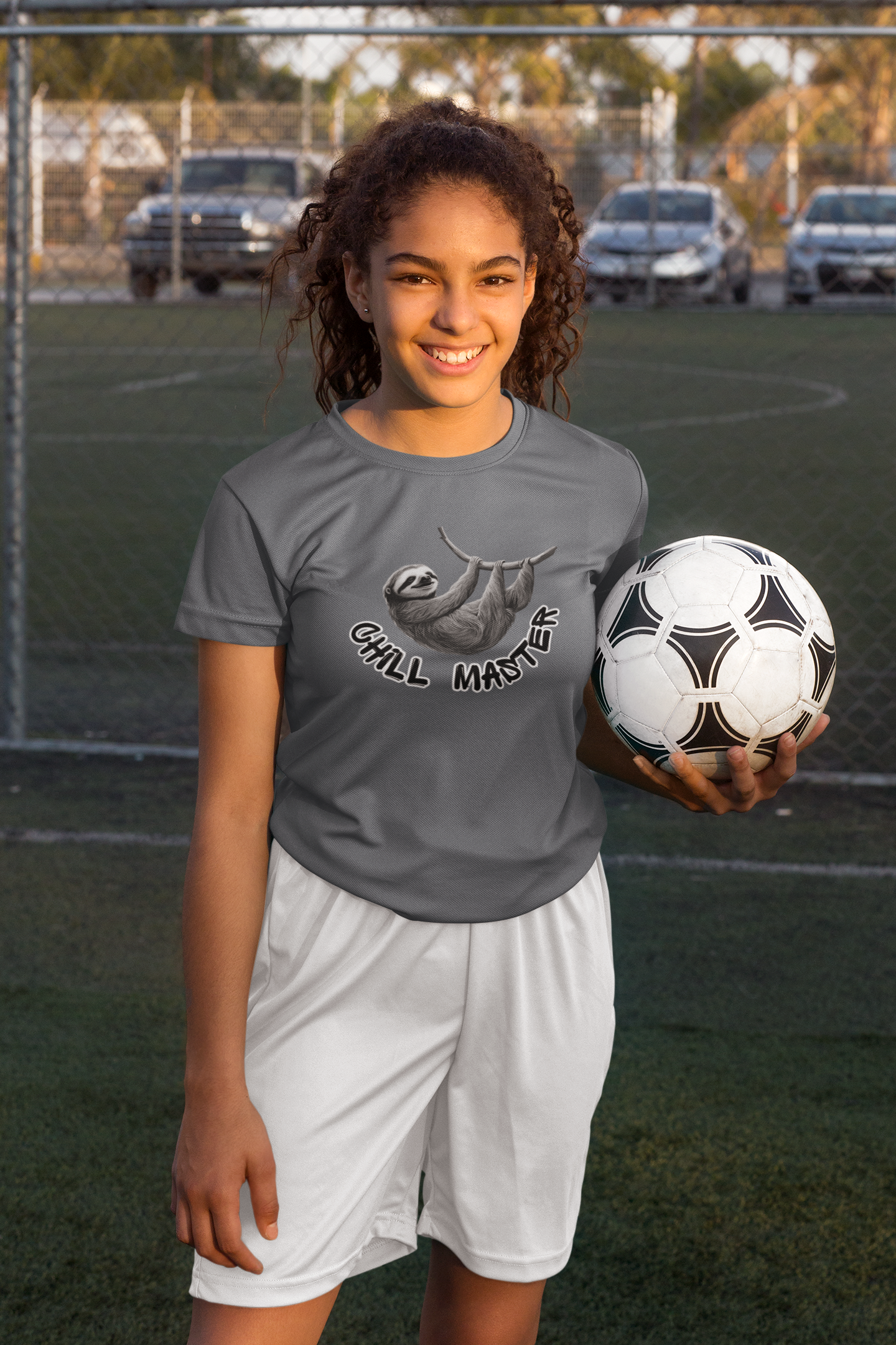 Chill Master Faultier SW - Unisex Kinder T-Shirt SH