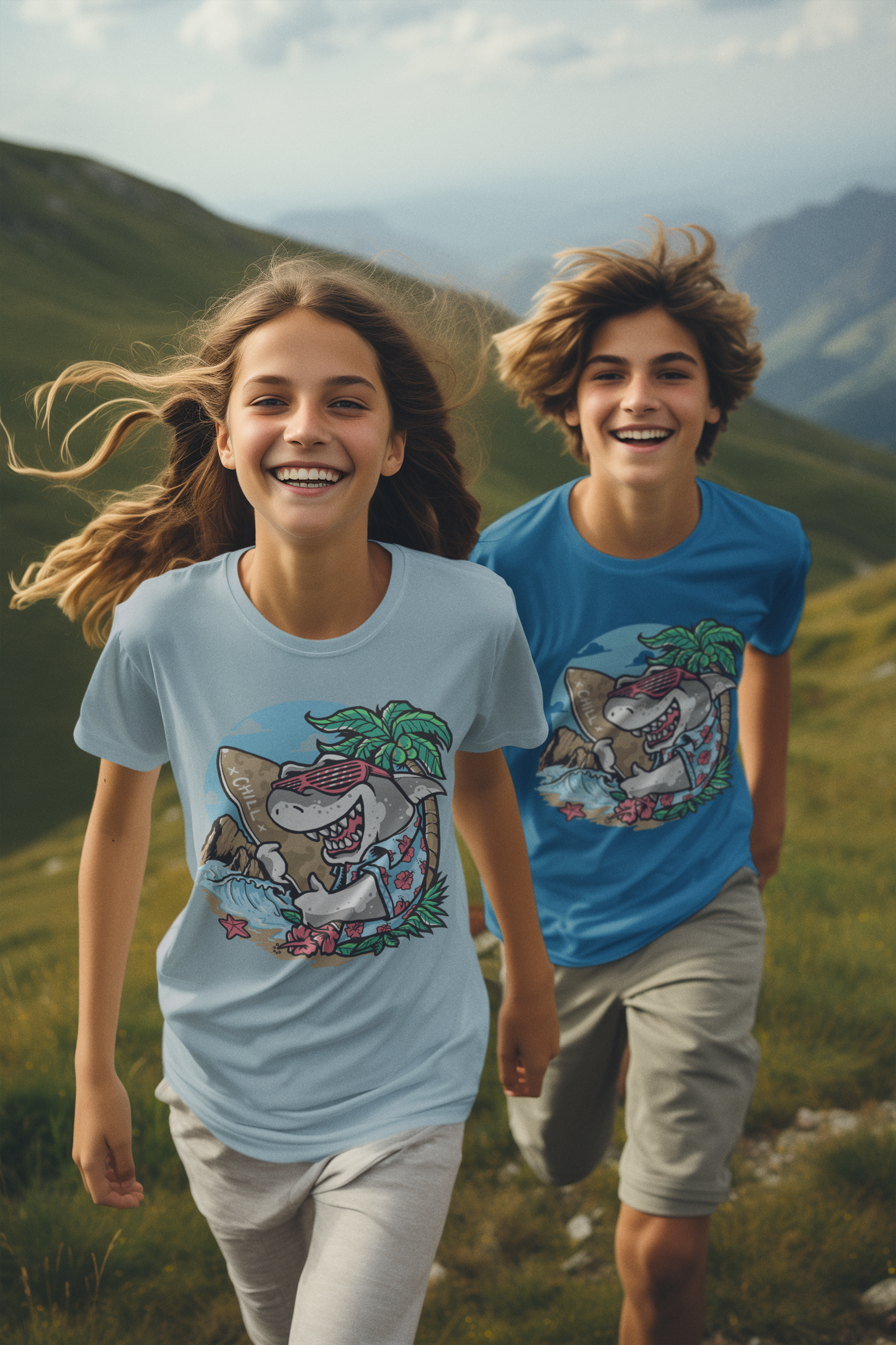 Chill Surf Shark T-Shirt Kids SK